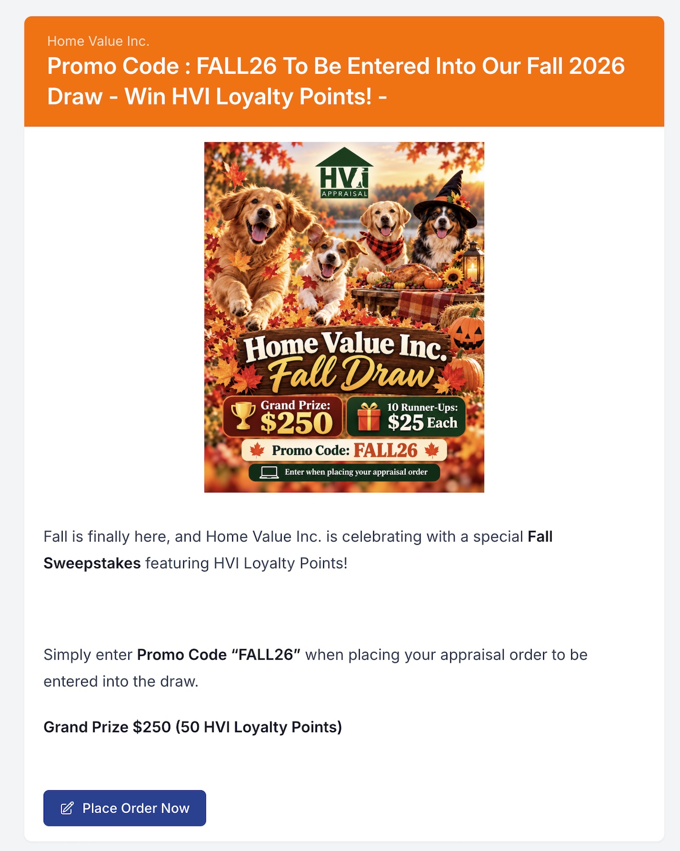 Promo Announcement Example